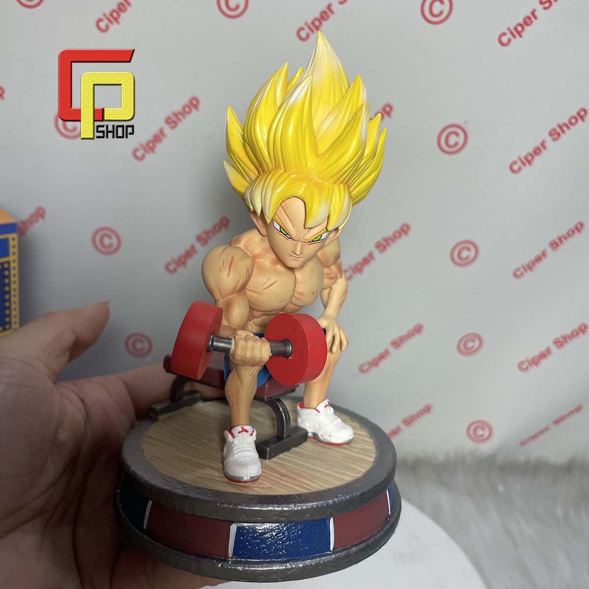 Mô hình Son Goku tập tạ - Figure Goku 7 viên ngọc rồng