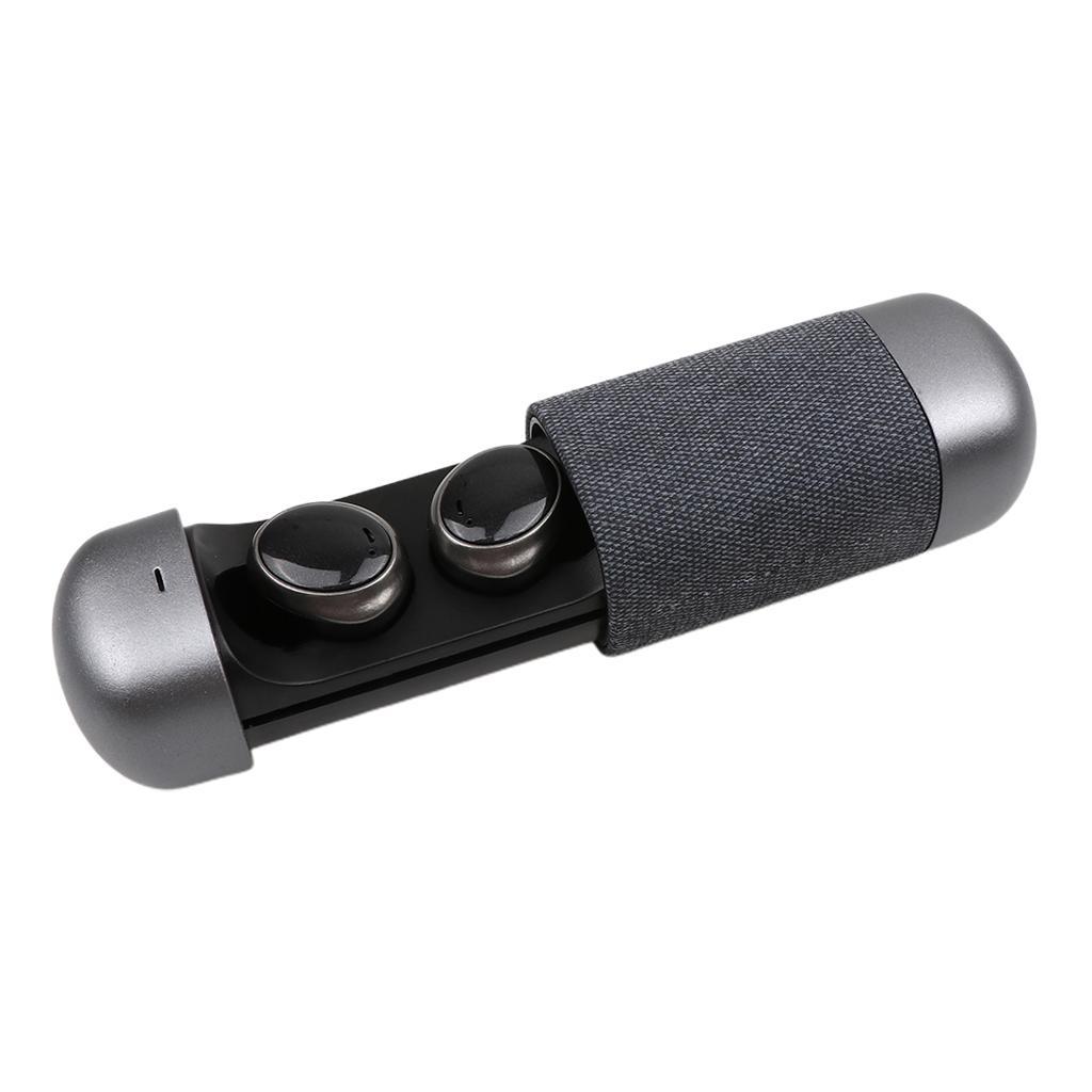Mini Wireless Bluetooth In-Ear Sport Earphone Waterproof Headset Black