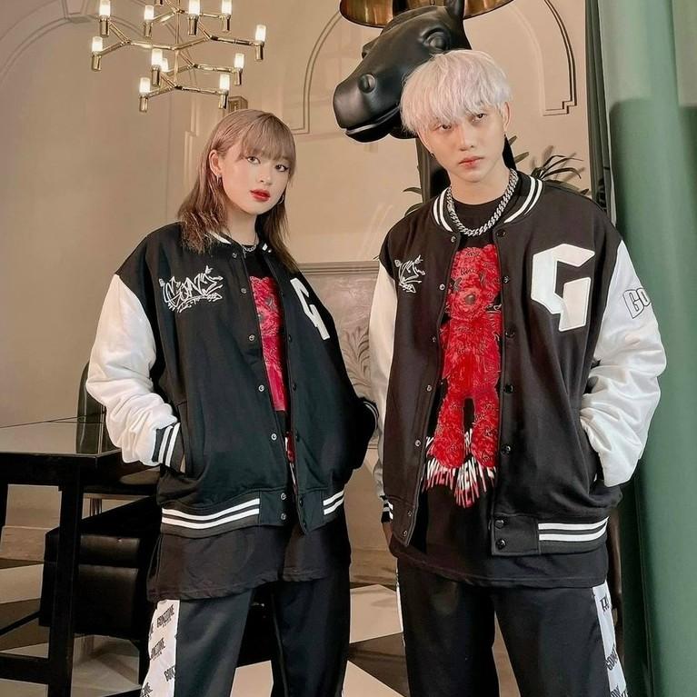 Áo khoác bomber dù GONG Unisex ulzzang nam nữ 2 lớp Jacket Bomber