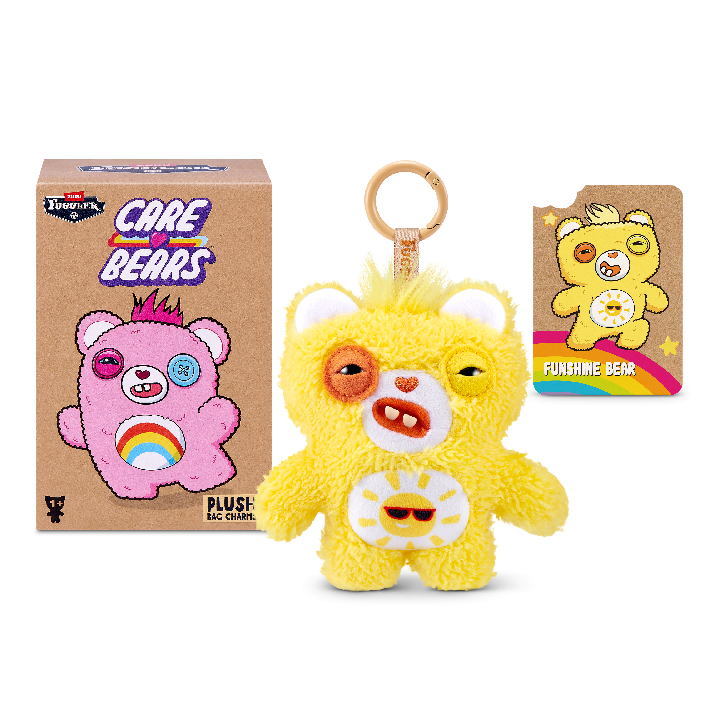 Blindbox Đồ Chơi Sưu Tầm Fuggler Care Bears Keyrings 5 Inch - Zuru Toys 15782
