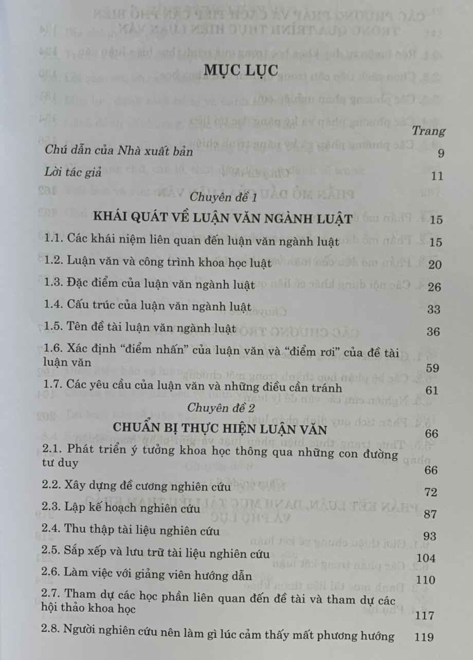 Để Hoàn Thành Tốt Luận Văn Ngành Luật (tái bản lần thứ tư, có sửa chữa, bổ sung)