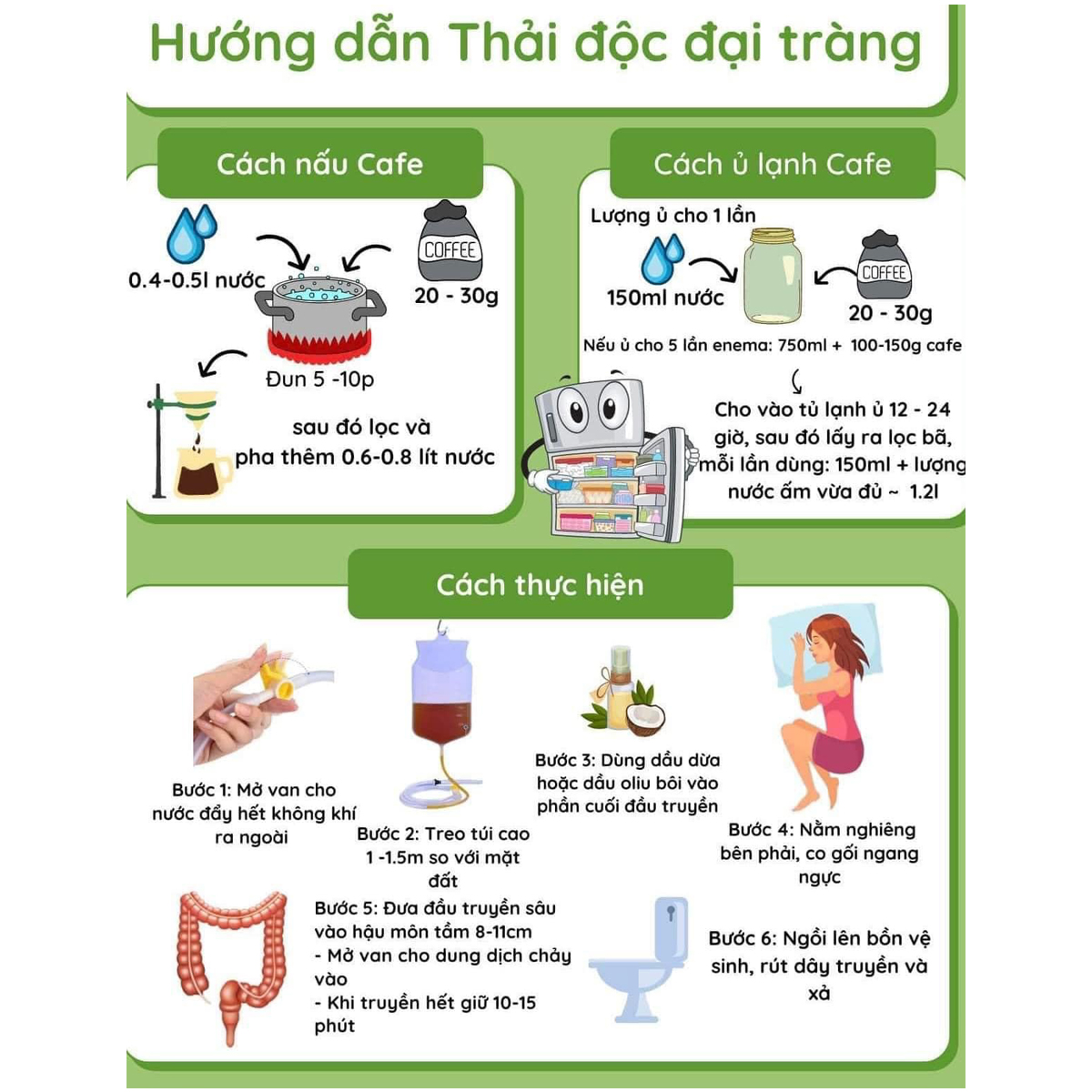 Combo 20 Dây Truyền Thải Độc Đại Tràng - Dụng Cụ Thải Độc (Coffee Enema)