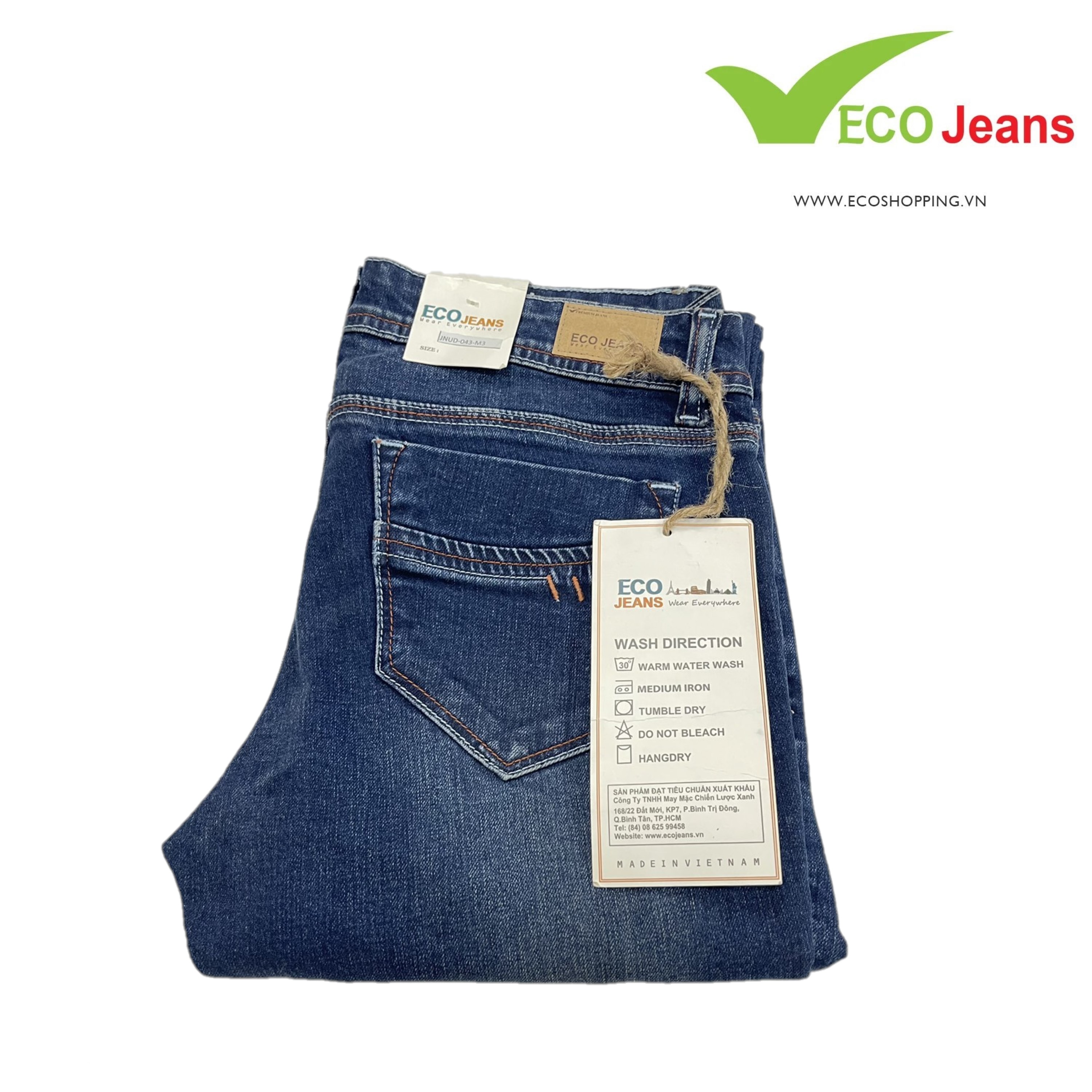 Quần Jeans nữ dài, thun co giãn thoải mái, thể thao, năng động