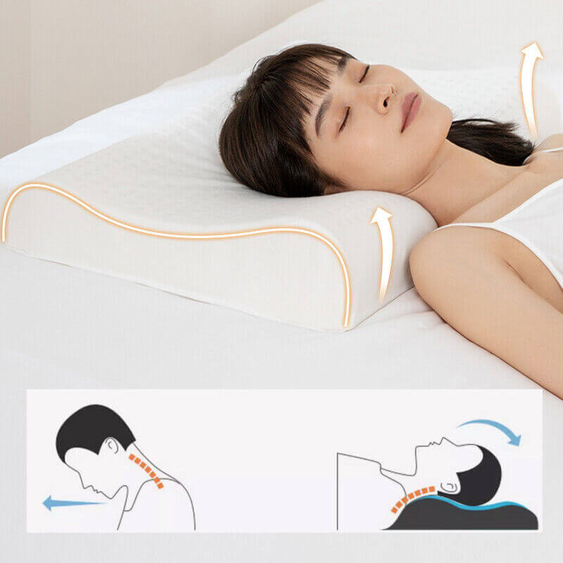 Gối nằm Cao Su Thiên Nhiên KIM Á Wavy latex