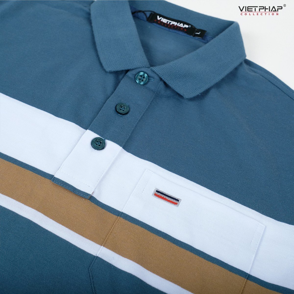Áo thun TC nam VIỆT PHÁP/ Form Luxury / thoáng mát - co dãn tốt- chất liệu cotton lạnh mềm mịn thấm hút mồ hôi tốt 3802