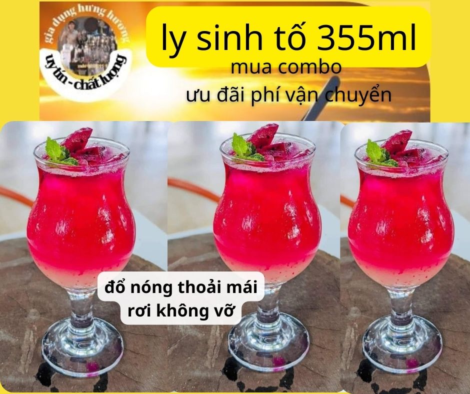 Ly sinh tố Nhựa Trong Cao Cấp