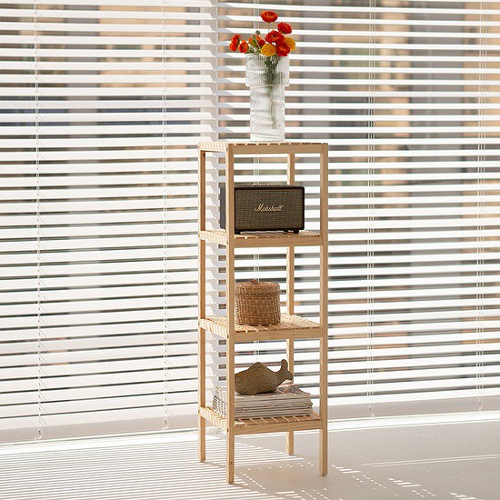 Kệ Đa Năng 4 Tầng Khung Gỗ OCHU - Shelf 4F - Natural