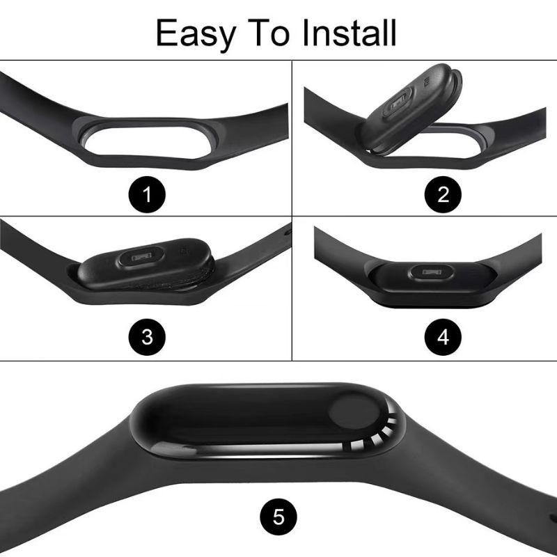 Dây Đeo Cao Su Thay Thế Cho Xiaomi Miband 7 Chất Lượng cao