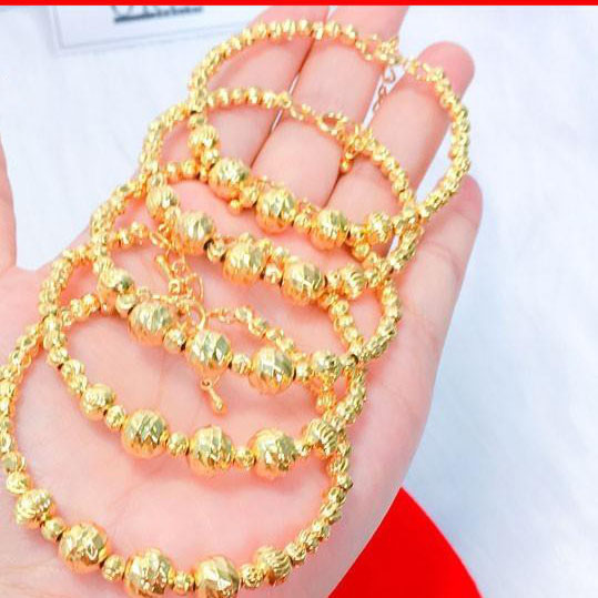 Lắc tay nữ mạ vàng hạt châu