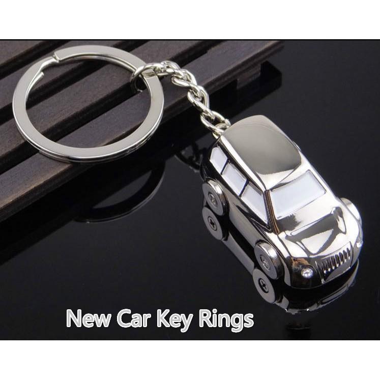Móc khóa hợp kim kẽm hình xe hơi dễ thương