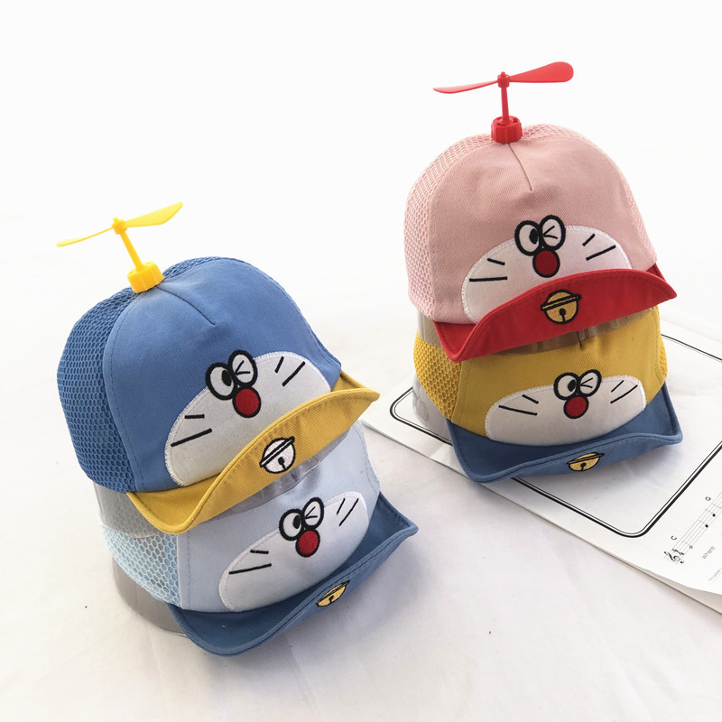 Nón mũ lưỡi chai hình chú doremon cực kute cho bé từ 5 đến 24 tháng