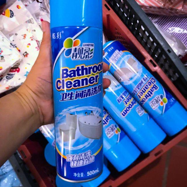 Bình Xịt Tạo Bọt Tuyết Vệ Sinh Nhà Tắm, Nhà Vệ Sinh Sạch Bóng BATHROOM CLEANER