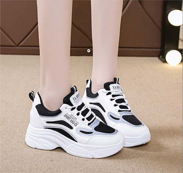 Giày bánh mì đế độn cá tính cao 7cm full size BM093