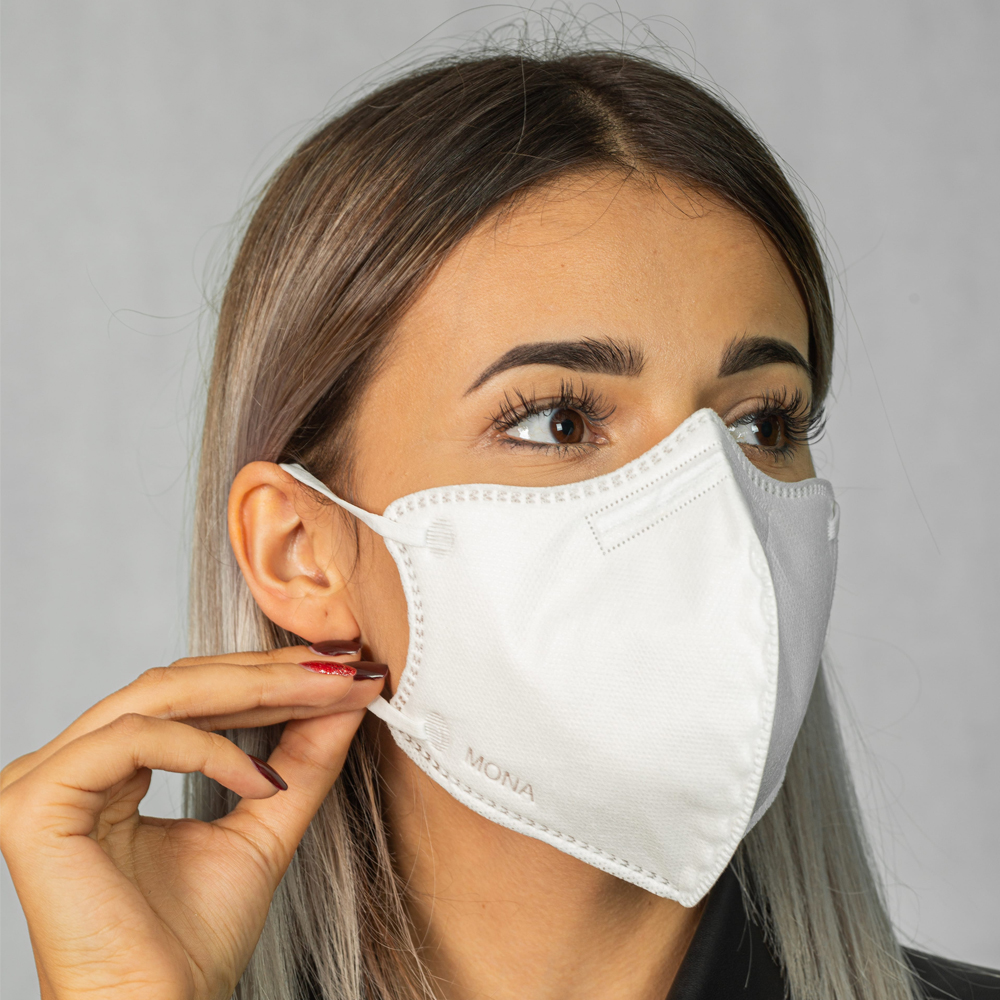 Combo 3 chiếc khẩu trang N99 6 lớp ngăn 99% bụi siêu mịn có kích thước từ 0,3 Mircromet MONA MASK