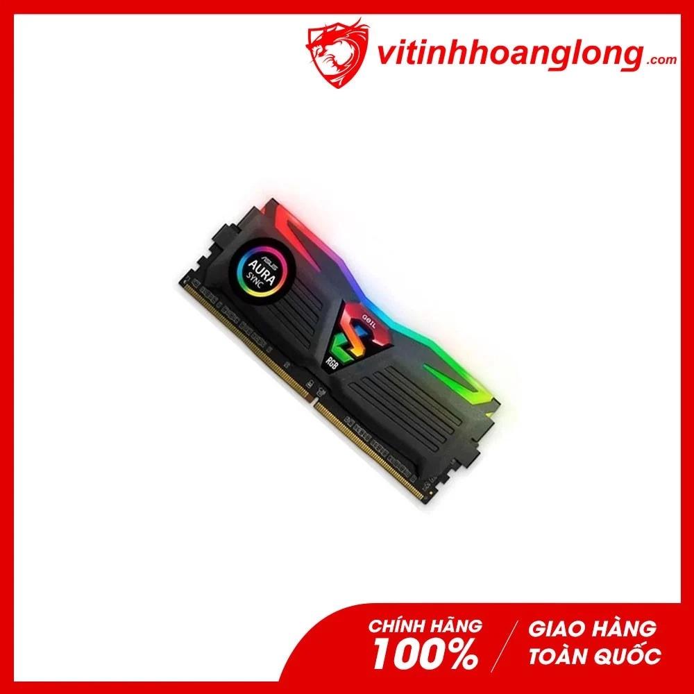 Bộ nhớ ram Geil Super Luce RGB 8G bus 2666MHz DDR4  AURA Sync - Hàng chính hãng