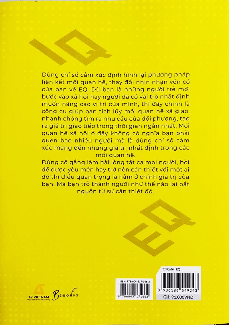 Sách Từ IQ Đến EQ - Nắm Bắt Thành Công Qua Trí Tuệ Cảm Xúc
