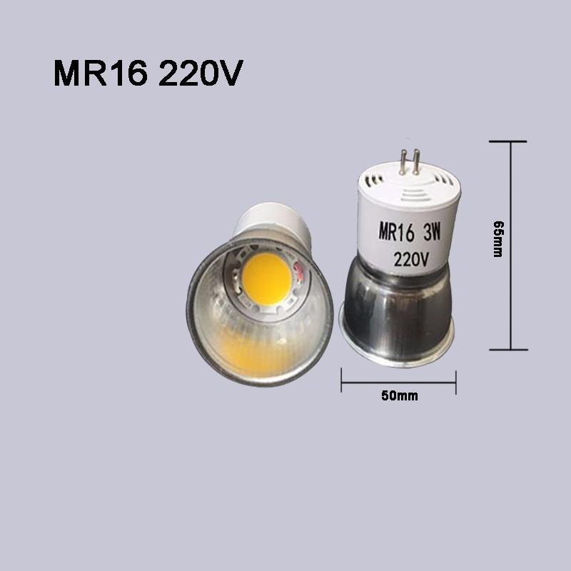 Bóng Đèn Led Siêu Sáng Mr11 Mr16 5.3 Ac 220v 3w