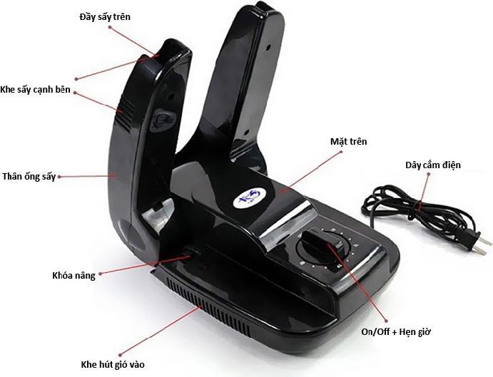 Máy Sấy Khô Giày Nhanh Chóng, Khử Mùi Hôi Cao Cấp - Loại Tốt