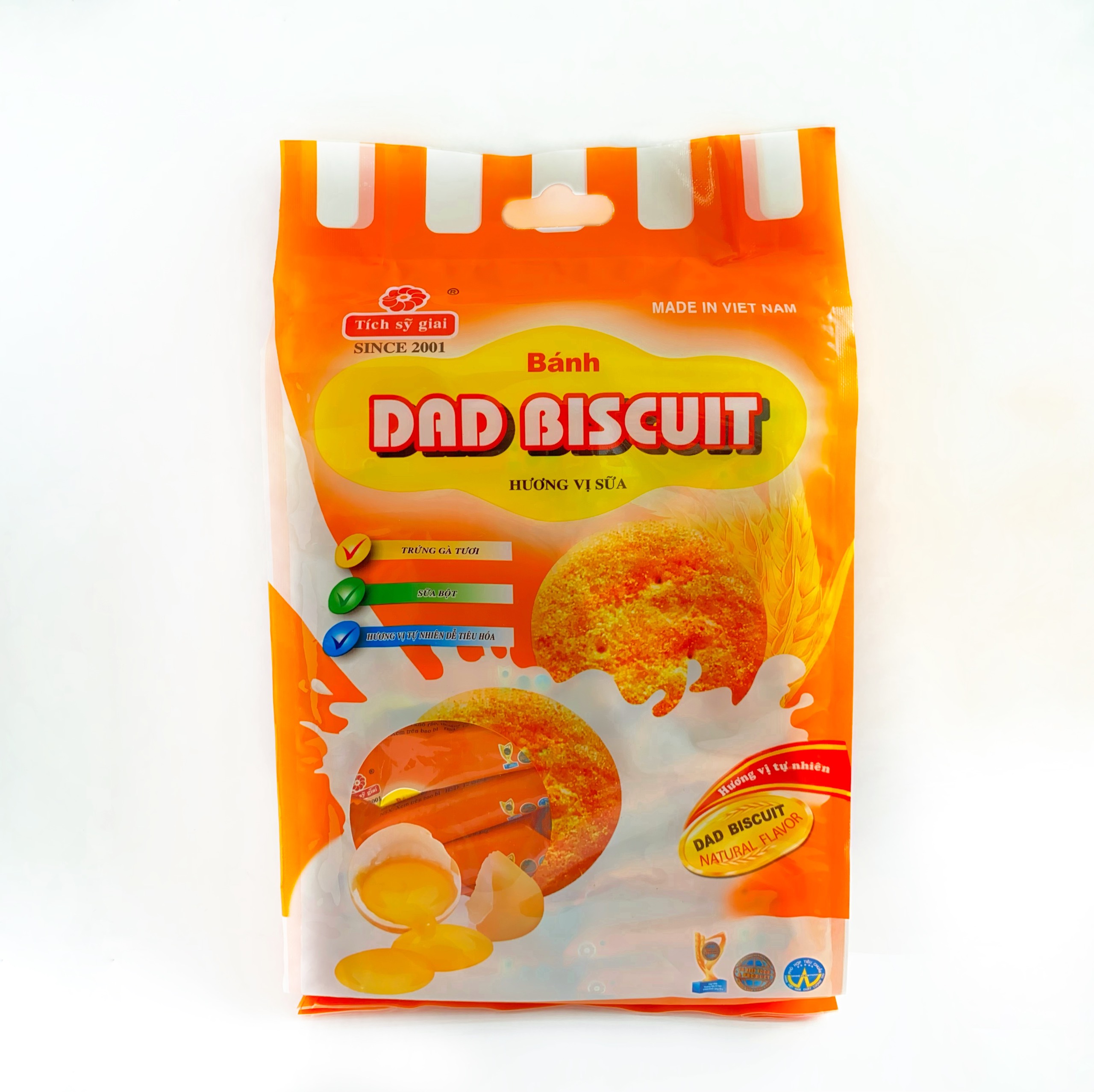 Bánh Dad biscut vị sữa Tích Sỹ Giai 280gr