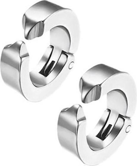 Cặp Bông tai kẹp inox tròn không đen BHBT270