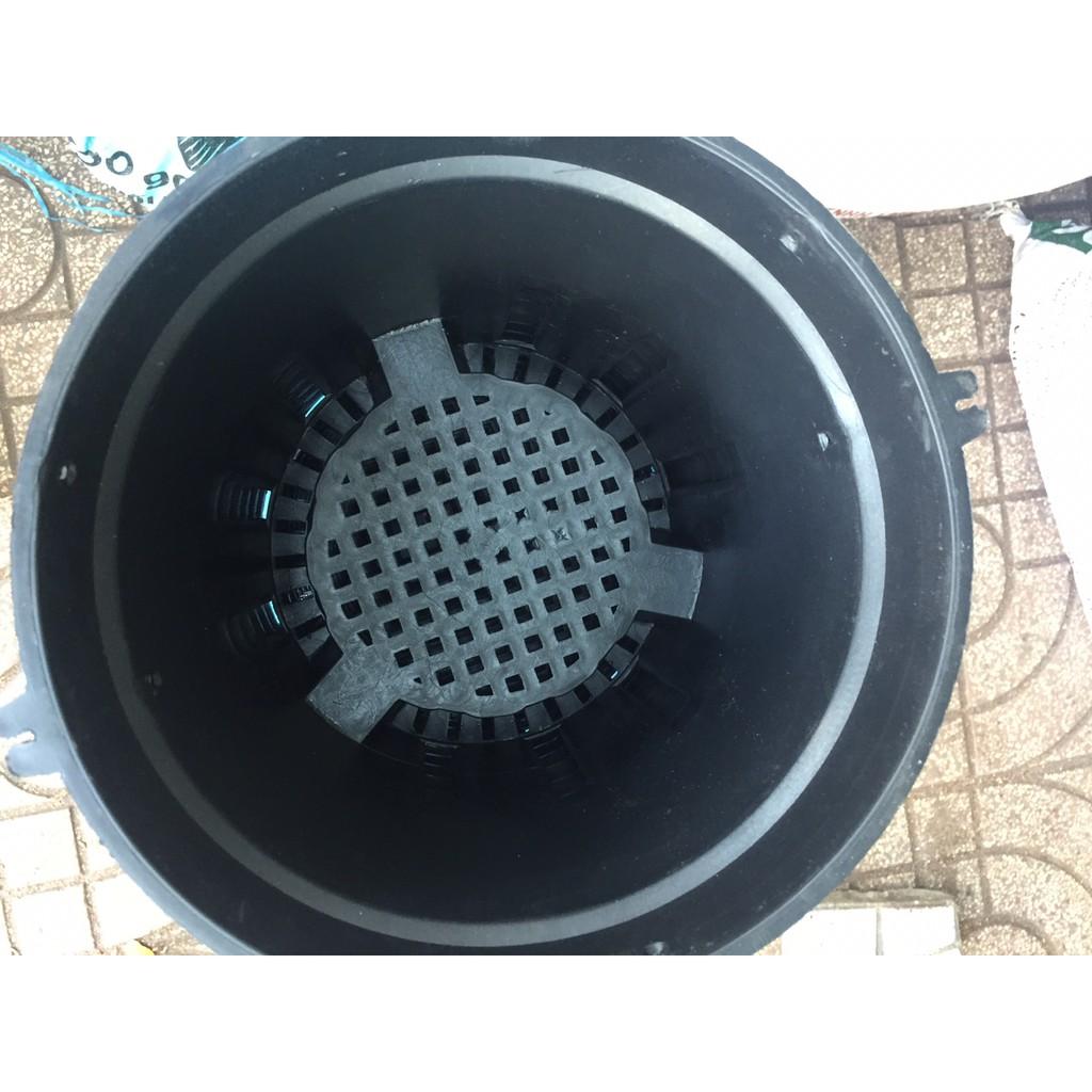 Combo 5 chậu nhựa trồng lan đường kính 23