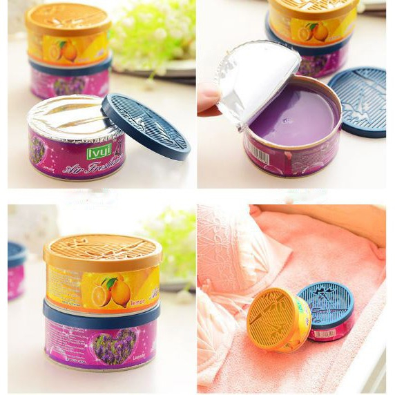 Hộp sáp thơm phòng 63g, sáp thơm khử mùi thanh lọc không khí, hương thơm nhẹ nhàng dễ chịu giúp thoải mái tinh thần