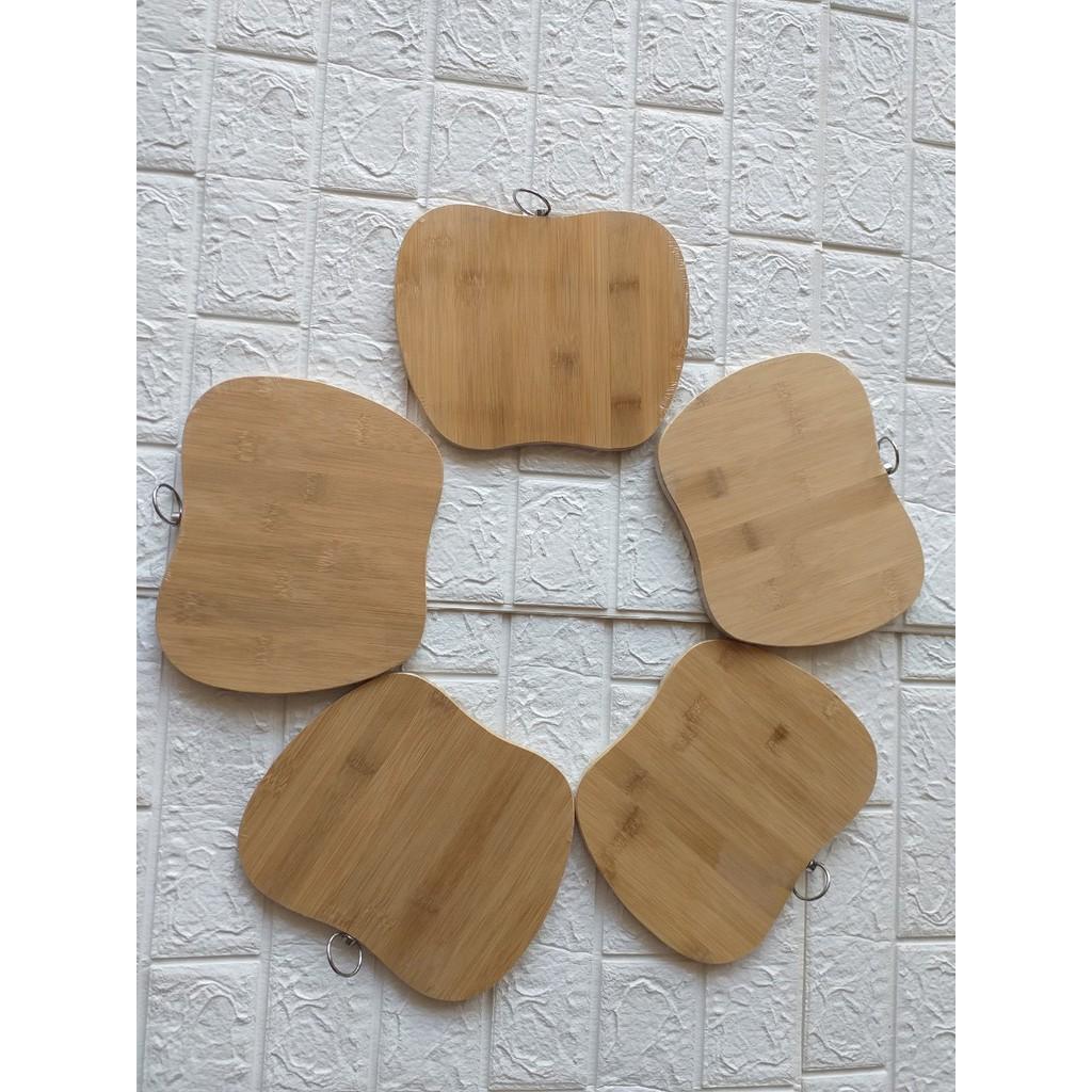 Thớt tre hình chữ nhật, tròn, trái táo ép Sài Gòn