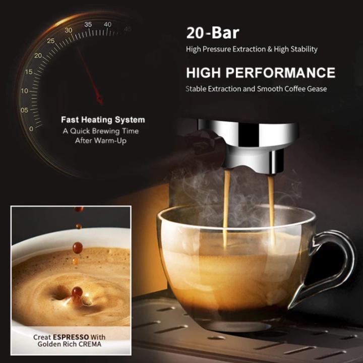 Máy pha cà phê Espresso thương hiệu BioloMix CM6863 - HÀNG NHẬP KHẨU (Bảo Hành 2 Năm)