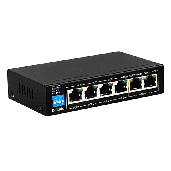 Switch D-link DGS-F1006P- Hàng chính hãng