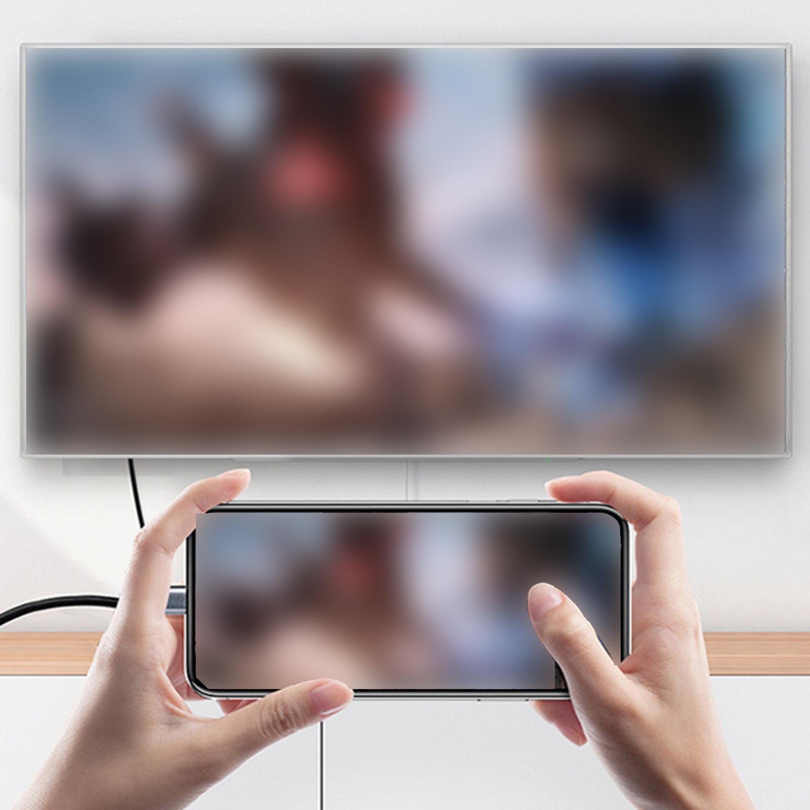 Type-C Female to Male External Connector Convert 4K 60Hz Adapter for Phone book Laptop