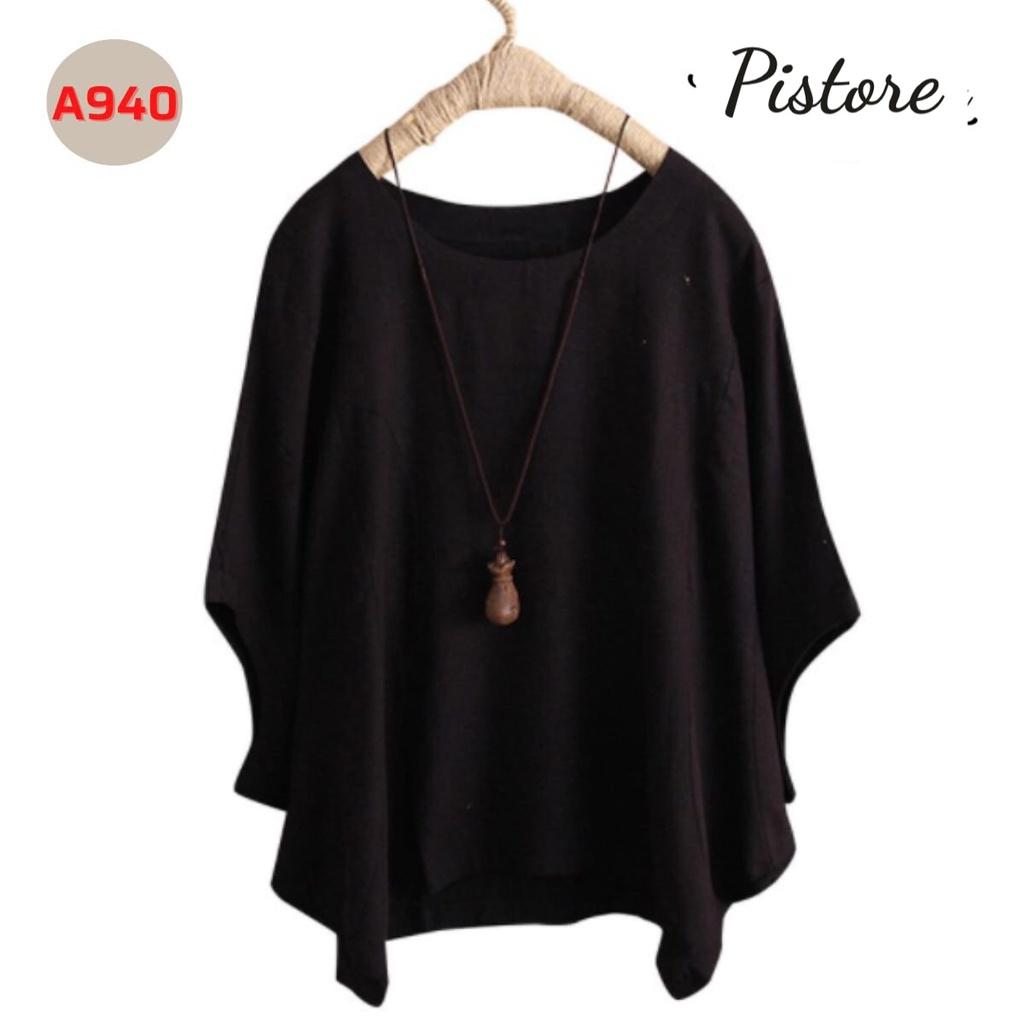 ️Có Big Size️ Áo Kiểu Trung Niên Trẻ Trung Tay Cánh Dơi Form Rộng Giấu Bụng Hàn Quốc,Thời Trang U30+