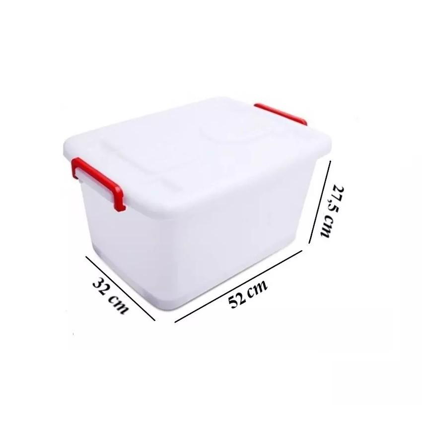 Thùng vuông đa năng 30 lít có bánh xe tiện dụng