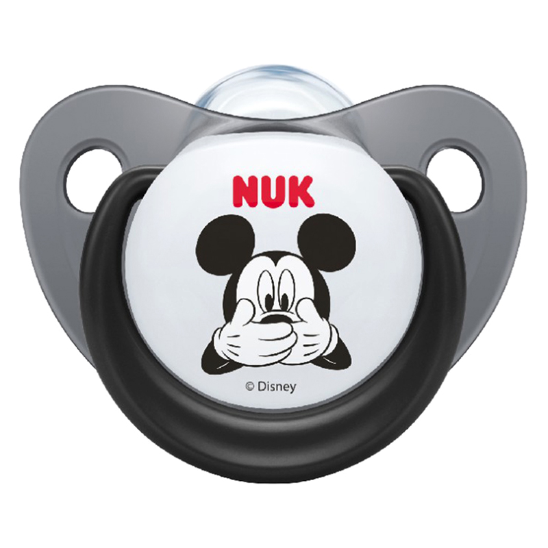 Bộ 2 Ti Giả NUK Silicone Mickey Sleeptime (6 - 18 m) NU34339 - Màu Ngẫu Nhiên