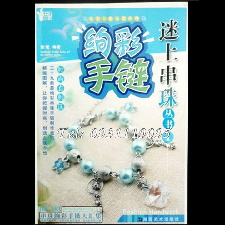 Sách hướng dẫn kết cườm, pha lê - Mã số 1361