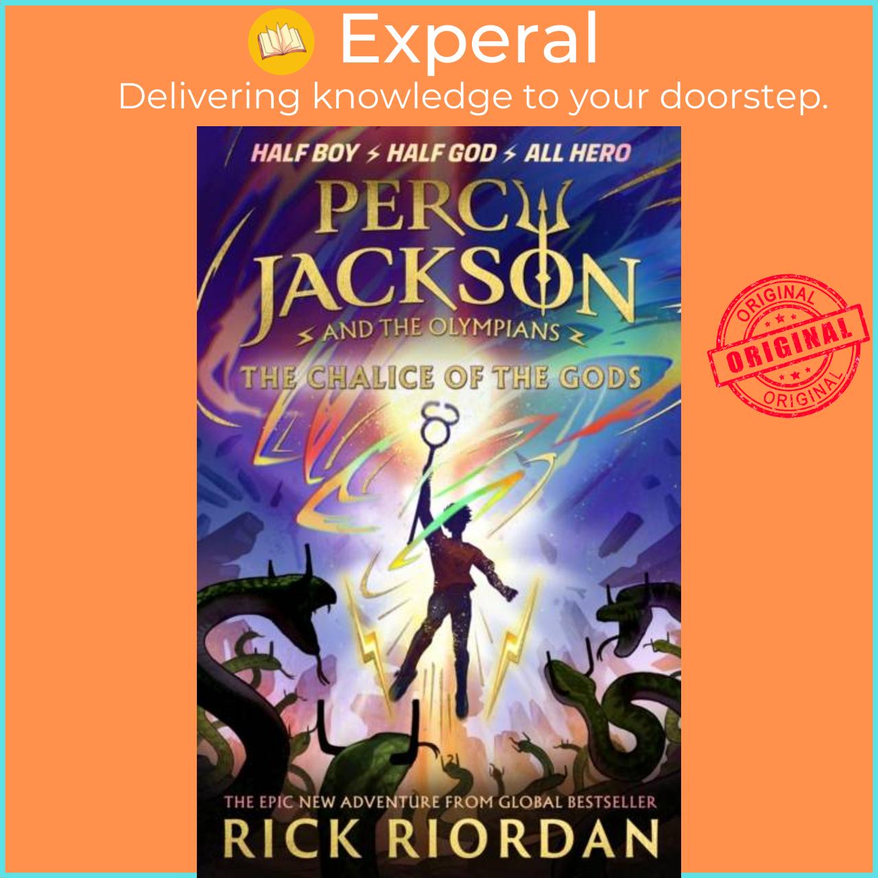 Sách - Percy Jackson and the Olympians: The Chalice of the Gods - (A BRAND NEW P by Rick Riordan (UK edition, hardcover)