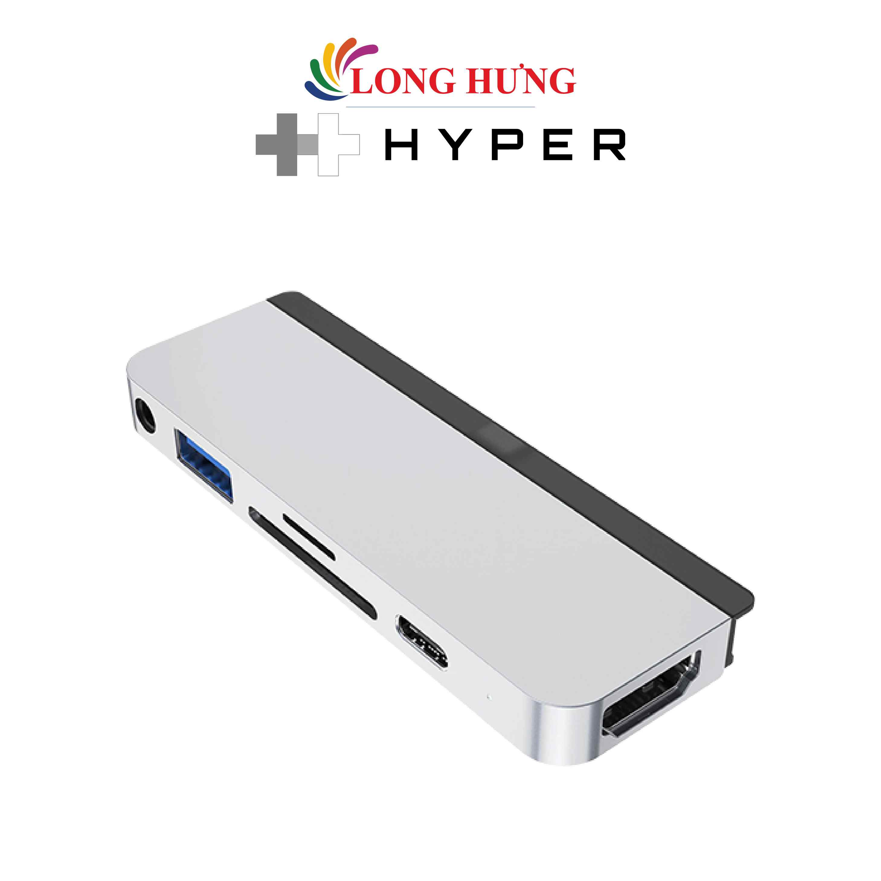 Cổng chuyển đổi HyperDrive 6-in-1 Hub For iPad Pro HD319B - Hàng chính hãng