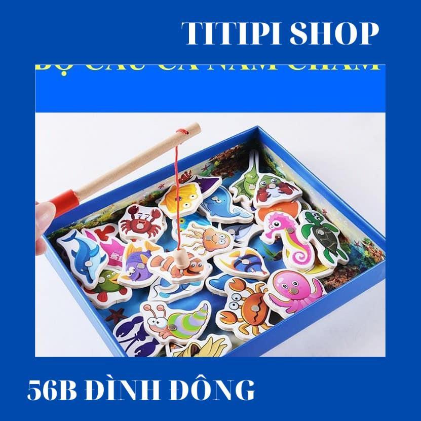 Bộ câu cá gỗ 32 chi tiết