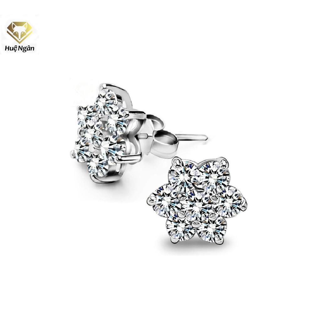 Bông tai bạc Ý 925 Huệ Ngân - Ngôi sao may mắn RYE140840