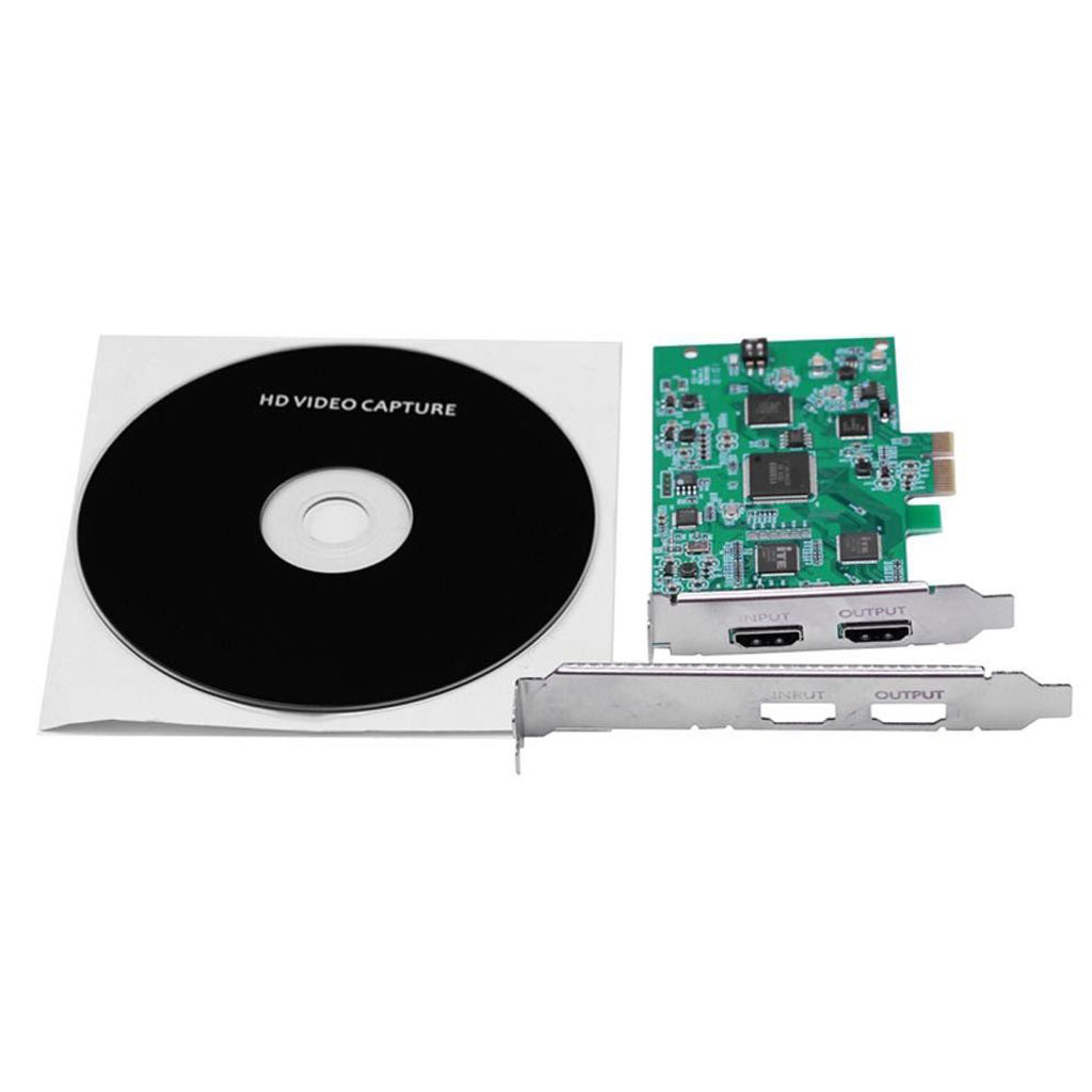 EZCAP 294 Thẻ hộp ghi video cho OBS Live Broadcast Webcast full HD 1080P Video Capture Game Live Card PCI-E 4K 30P HDMI Tương Thích Với Các Hệ Thống Windows/Mac/Linux - Hàng Nhập Khẩu