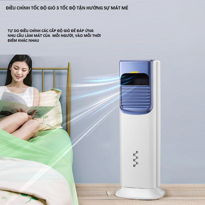 Quạt Điều Hòa Hơi Nước  AMOI model CY-LN180 làm mát Điều Hòa Không Khí ,Tạo ấm-lọc không khí Có Khiển Từ Xa Cho Gia Đình ( GIAO MÀU NGẪU NHIÊN)