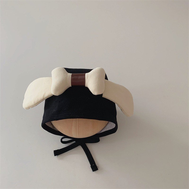 Mũ cotton tai cún khúc xương bằng bông đáng yêu cho bé MD257 Mimo Baby