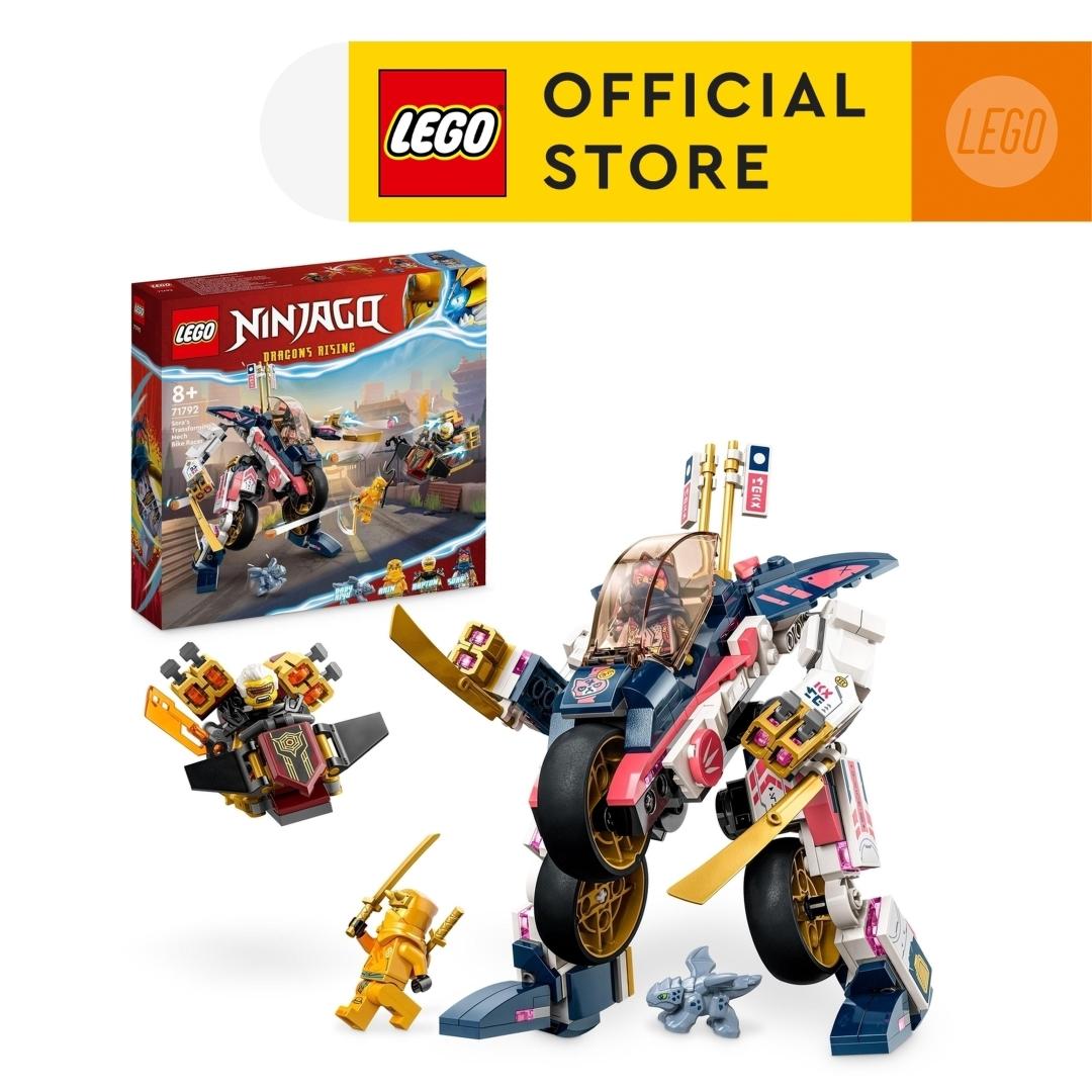 LEGO Ninjago 71792 Đồ chơi lắp ráp Xe đua biến đổi chiến giáp của Sora (384 chi tiết)