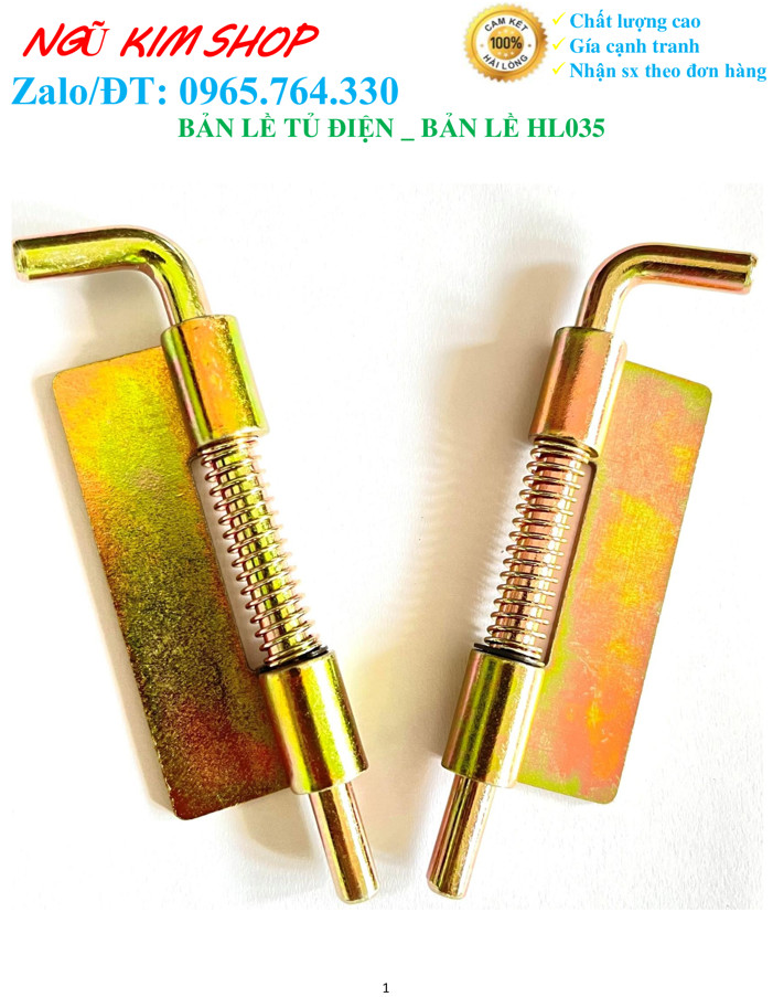 BẢN LỀ TỦ ĐIỆN _ BẢN LỀ HL 035 _ BẢN LỀ LÒ XO