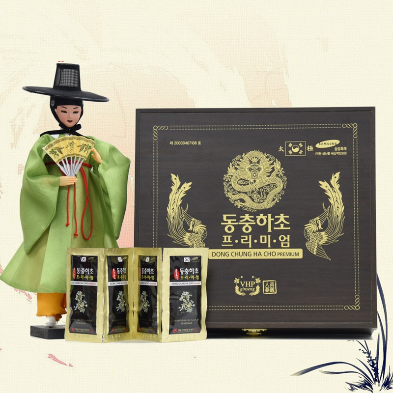 Tinh chất Đông trùng hạ thảo cao cấp Hàn Quốc - Hộp 60 túi (Daedong Korea Dong Chung Ha Cho Premium)