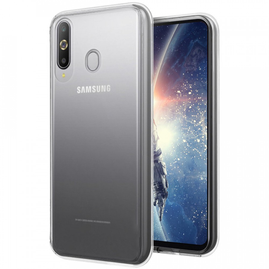 Ốp lưng dẻo silicon cho Samsung Galaxy A60 hiệu Ultra Thin mỏng 0.6mm chống trầy - Hàng chính hãng