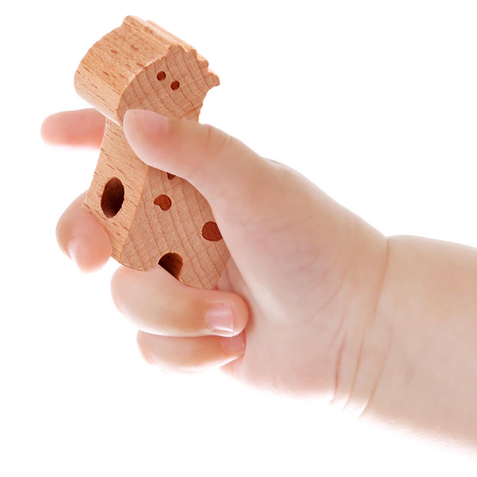 16x Animal Blocks Threading Toy Hand Eye Coordination for Children Toddlers