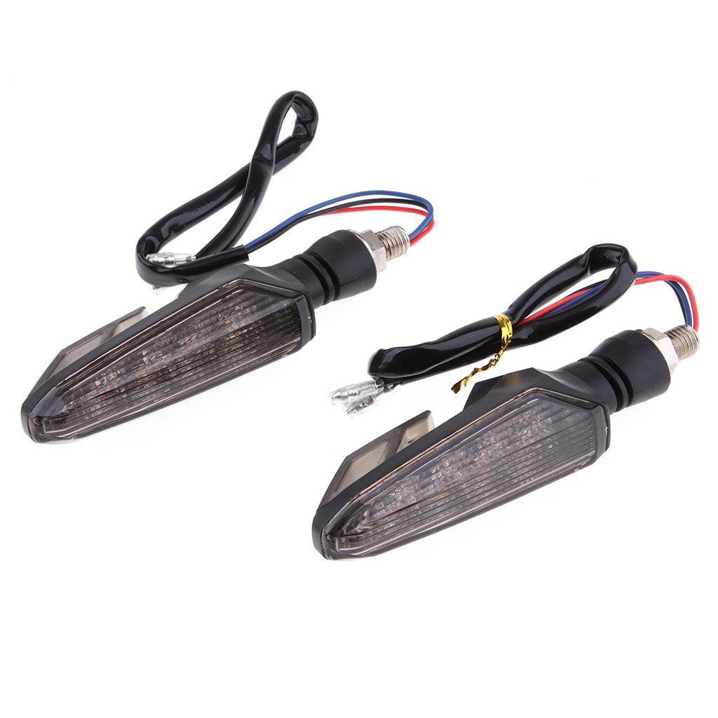 Pair Motorcycle Universal LED Lamp Blinker Indicator Tail Light