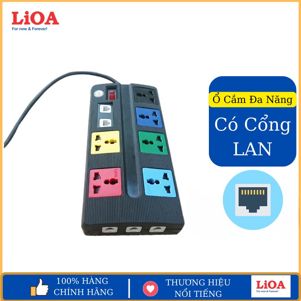Ổ Cắm Đa Năng Lioa 6Office 3 Dây 3M