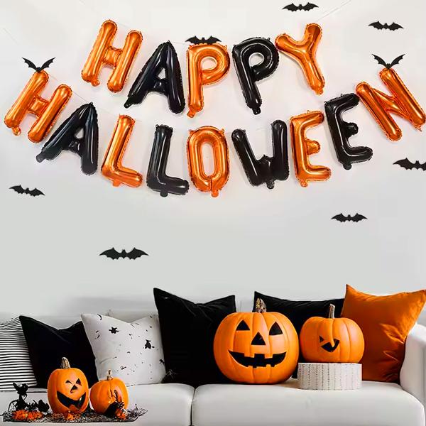 Bong Bóng Chữ Happy Halloween - WanLongDa T-155