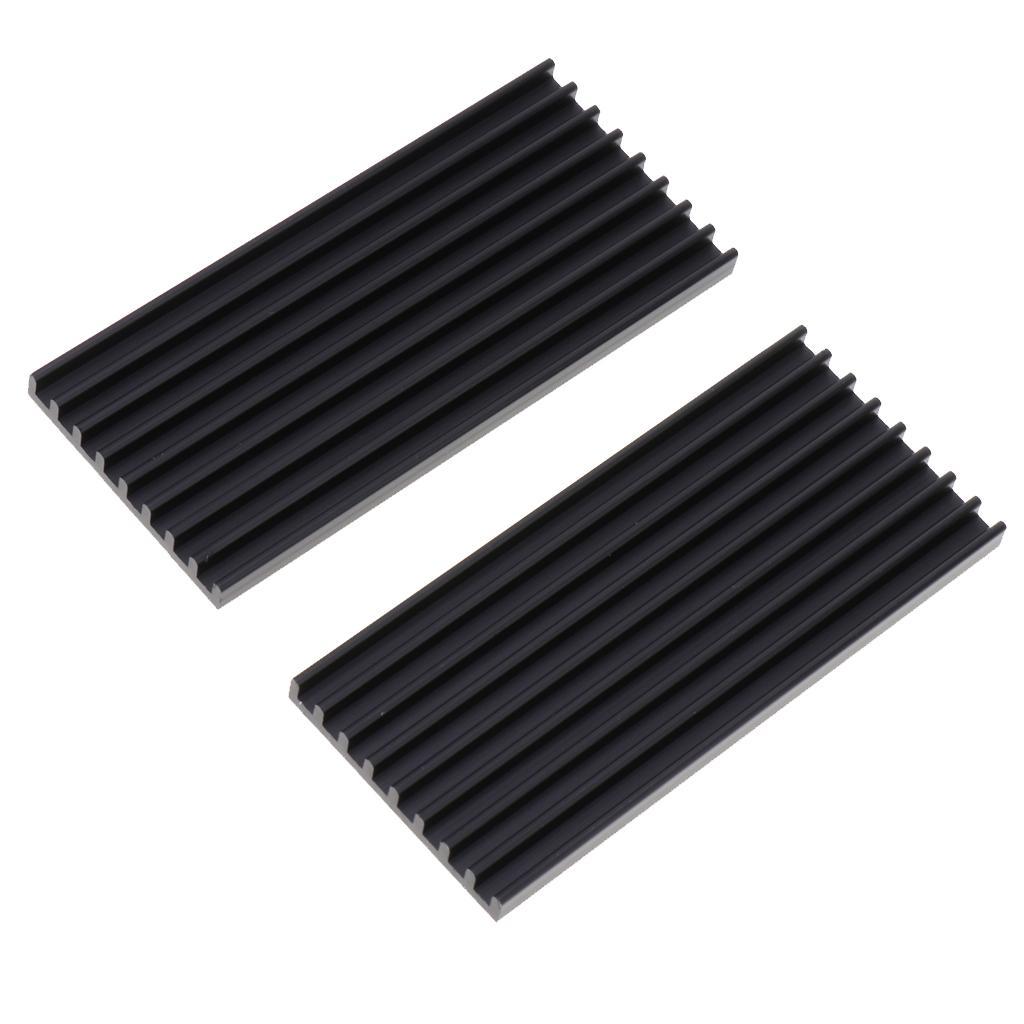 Mini CPU Cooling Fan Heat Sink with Screws & VGA RAM Cooler Pad Shim for